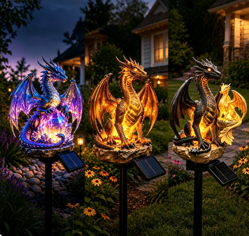 🏅2026 Best Selling Solar Garden Lights 🐉