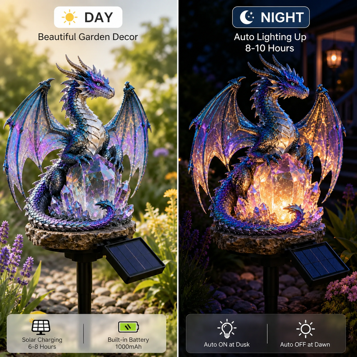 🏅2026 Best Selling Solar Garden Lights 🐉